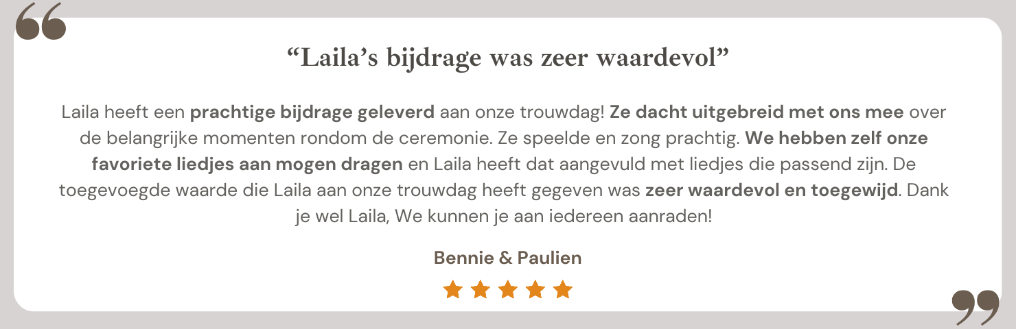 REVIEWS BRUILOFTEN