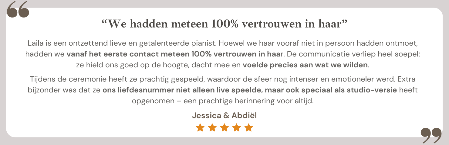 Review Jessica & Abdiël